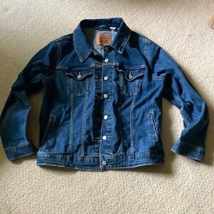Levi's Blue Denim Jean Trucker Jacket 2X